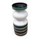 Vase en céramique coloré Strehla Keramik, Allemagne années 1960