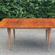 Table à manger scandinave extensible vintage palissandre rénovée en bois massif brut