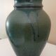 Vintage vase in glazed ceramic, hand-thrown, signature to identify
