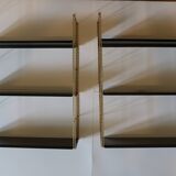 Pair of string shelves