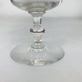 4 Baccarat wine glasses Chanel model engraving 3458