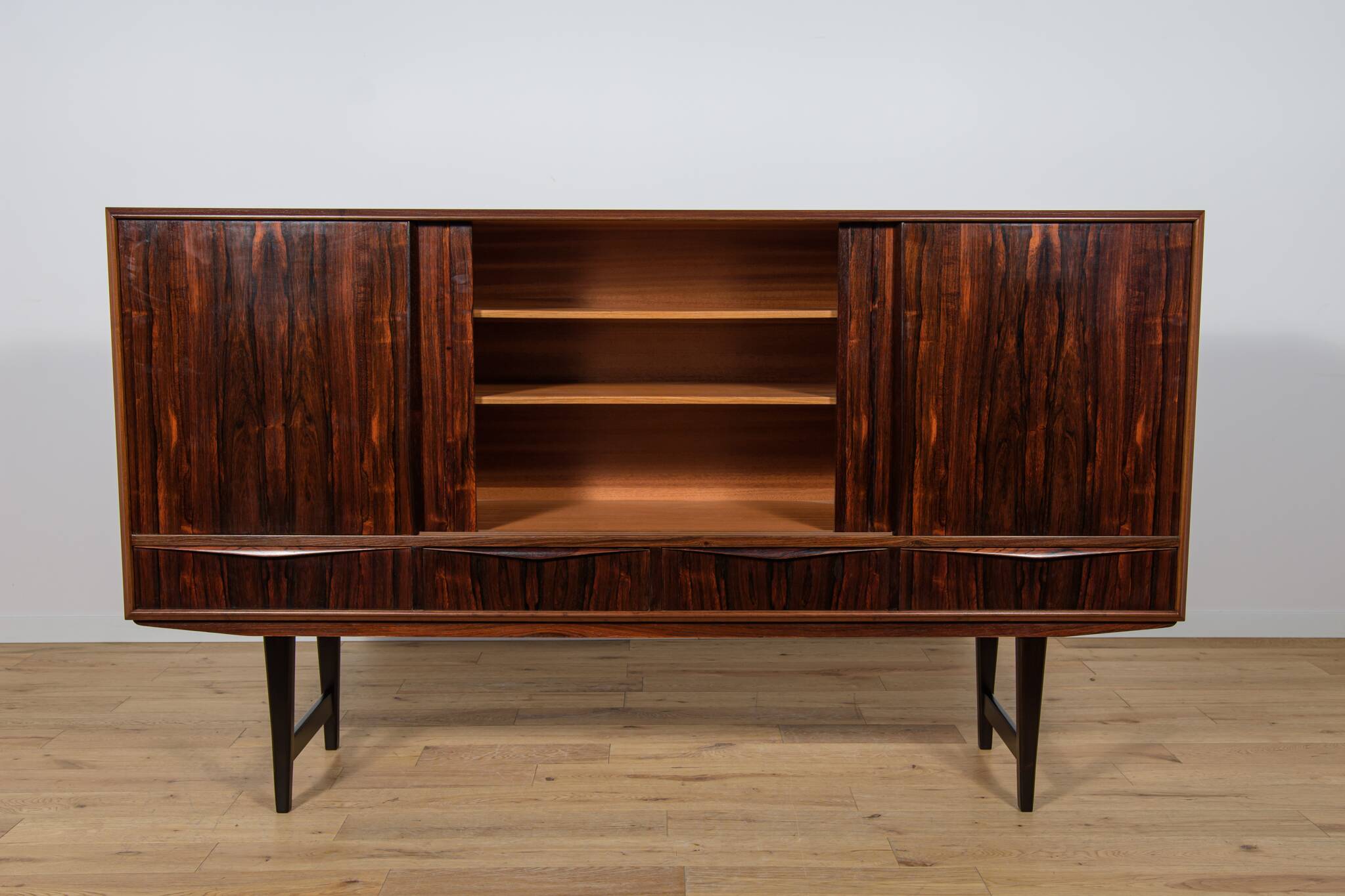 Mid-Century Danish Rosewood Sideboard by E.W. Bach for Sejling Skabe, 1960s