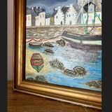 A large painting signed alvaro guillot