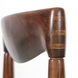 Set of 4 Scandinavian chairs in Rio rosewood by HW Klein