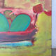 Still life in the living room, oil on canvas signed Banyan.