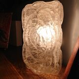70s 1970s glass ceiling light