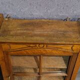 Provençal walnut display case
