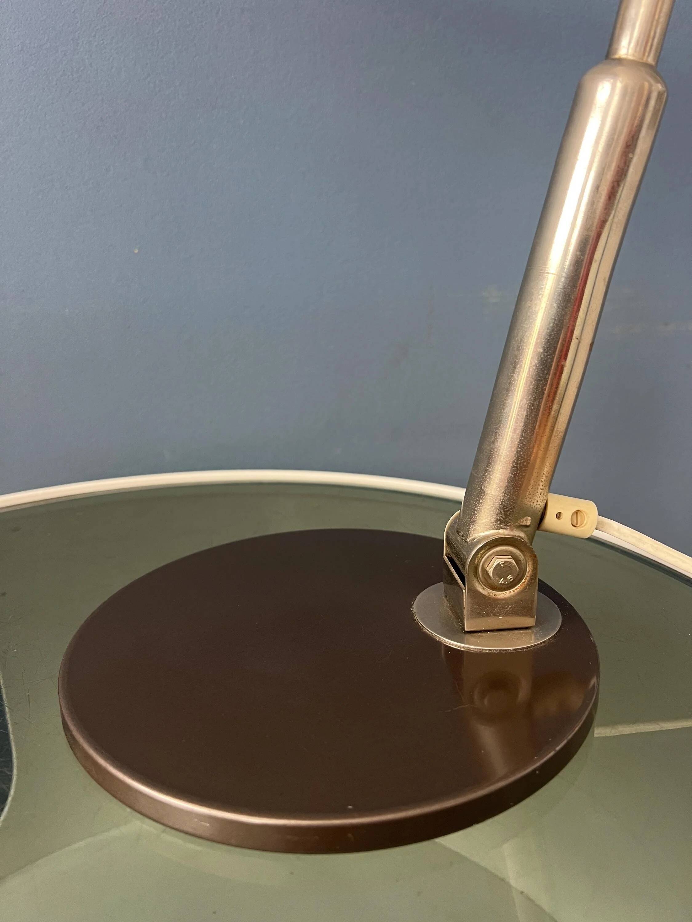 Vintage black desk lamp Hala Busquet 144 by Herman Busquet