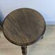 Old turned oak tripod stool