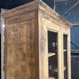 Old patinated mesh cupboard