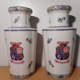 Pair of 19th century porcelain vases China East India Company