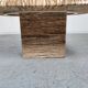 Vintage Italian travertine coffee table, 70s