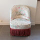 Fauteuil crapaud tissu