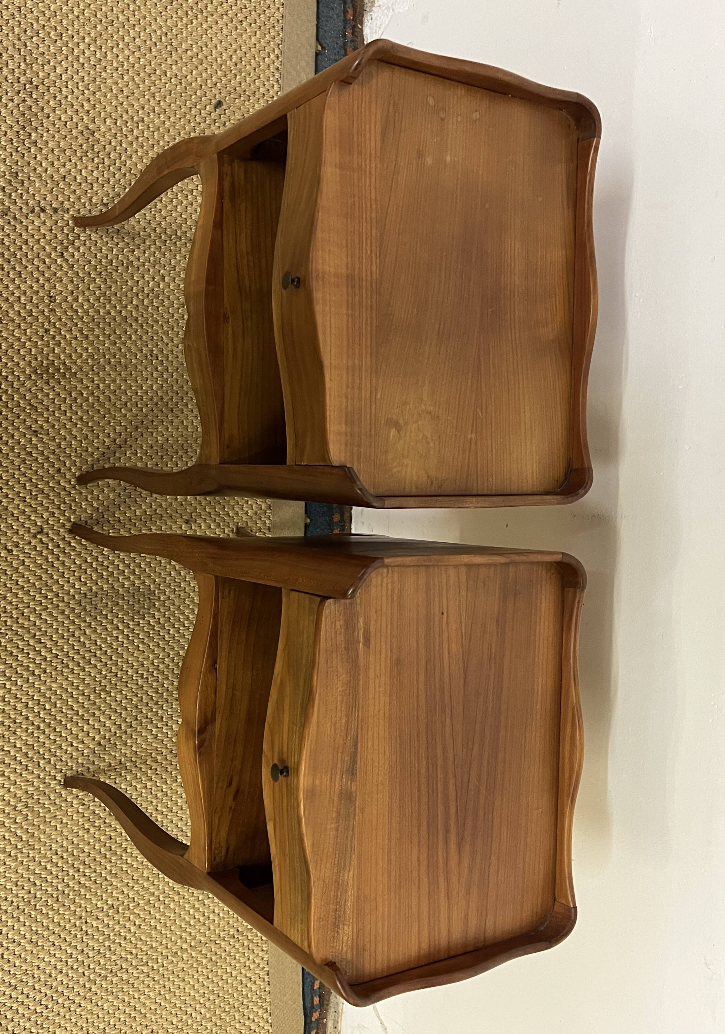 Pair of Louis XV style bedside tables