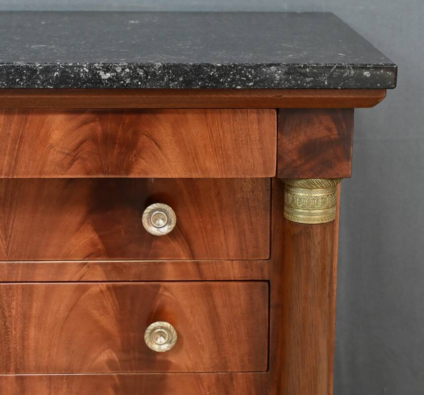 Small Mahogany Chest of Drawers, Empire Style – Part 1 of the 20th Century