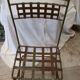 Suite of 6 iron garden chairs