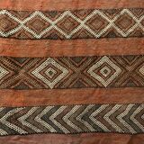 Vintage Moroccan Hanbel Rug - Handcrafted 1979 in Wool with Geometric Patterns 98x195cm