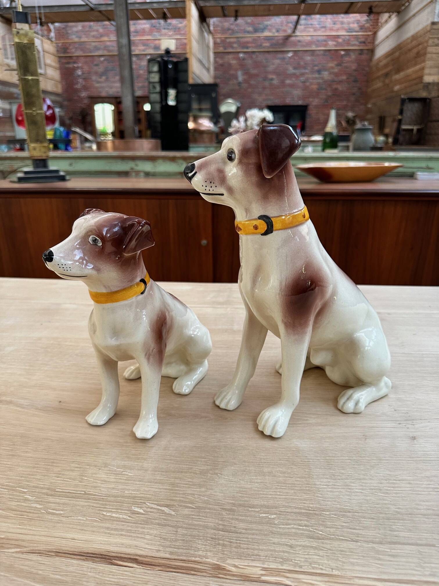 Series of dogs faience by desvres