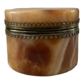 Vintage onyx jewelry box