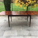 Rosewood dining table lübke 60s