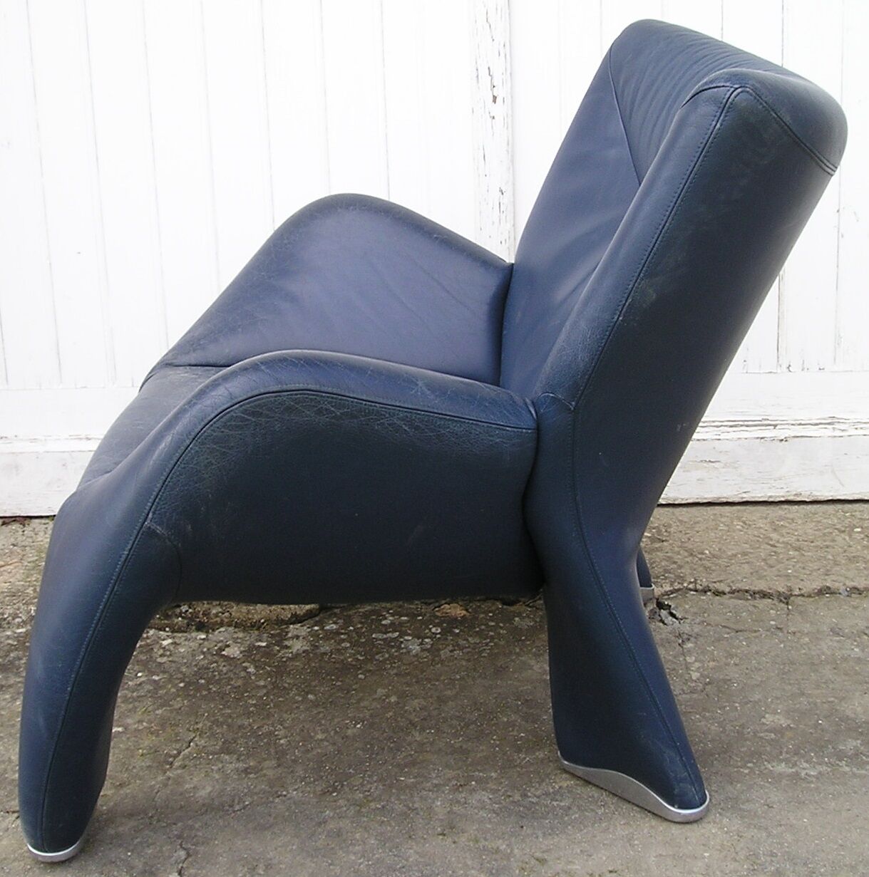 Fauteuil cuir de Jan Armgardt pour Leolux années 80