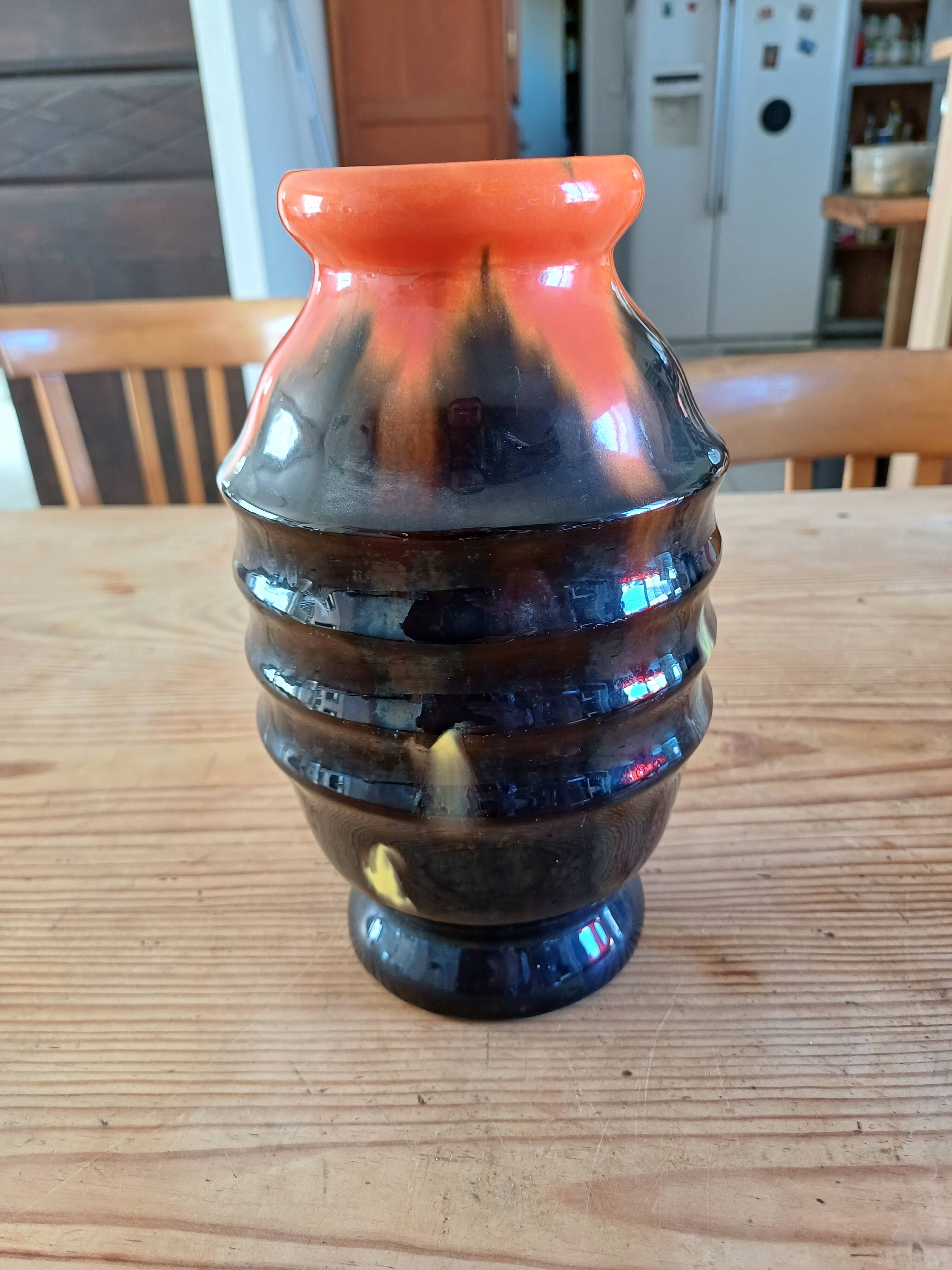 Vintage Earthenware Vase from the 60s
