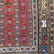 Old persian rug kurdish hallway  120 x 388 cm