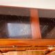 Antique console with marble top – hidden drawers – around 1900