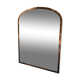 Large antique mercury mirror in copper-plated metal, 1930