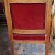 Fauteuil de bureau rouge bordeaux