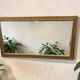 Miroir mural XL doré vintage