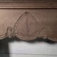 19th-century solid oak fireplace