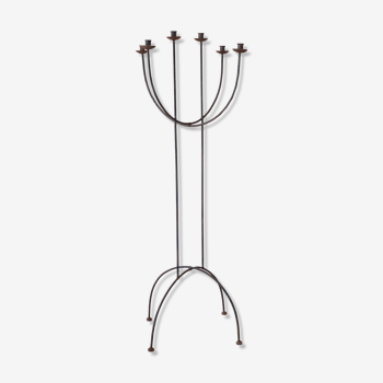 Candelabra on iron stand