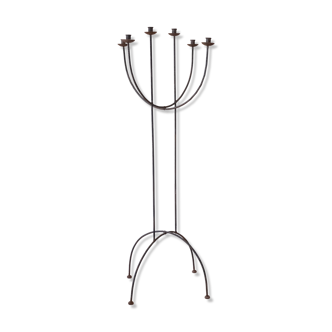 Candelabra on iron stand