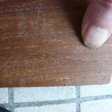 Pair of vintage Philips wood and opaline wall lamps