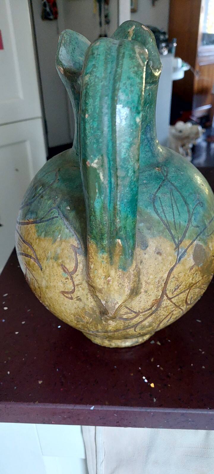 Brocca smaltata Seminara Calabria Paolo Condurso firmata