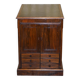 Cabinet de bibliothèque Folio en bois dur William IV vers 1830 avec tiroirs