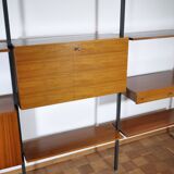Mid-Century Teak Modular Wall Unit and Room Divider from Italy, 1960s