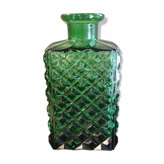 Carafe vintage en verre vert