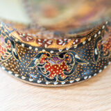 Vase en céramique chinoise peint à la main des années 1960