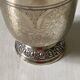 18th century solid silver tulip cup