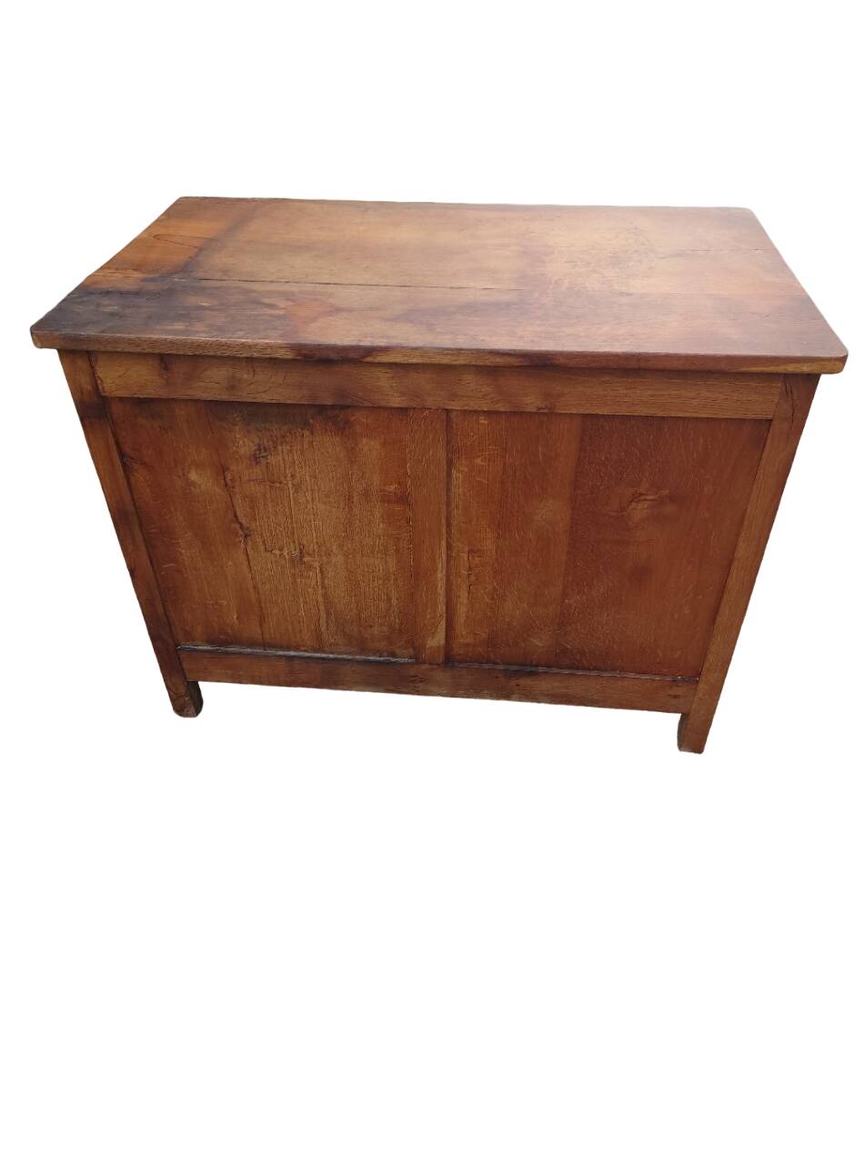 Solid oak sales desk, 1930