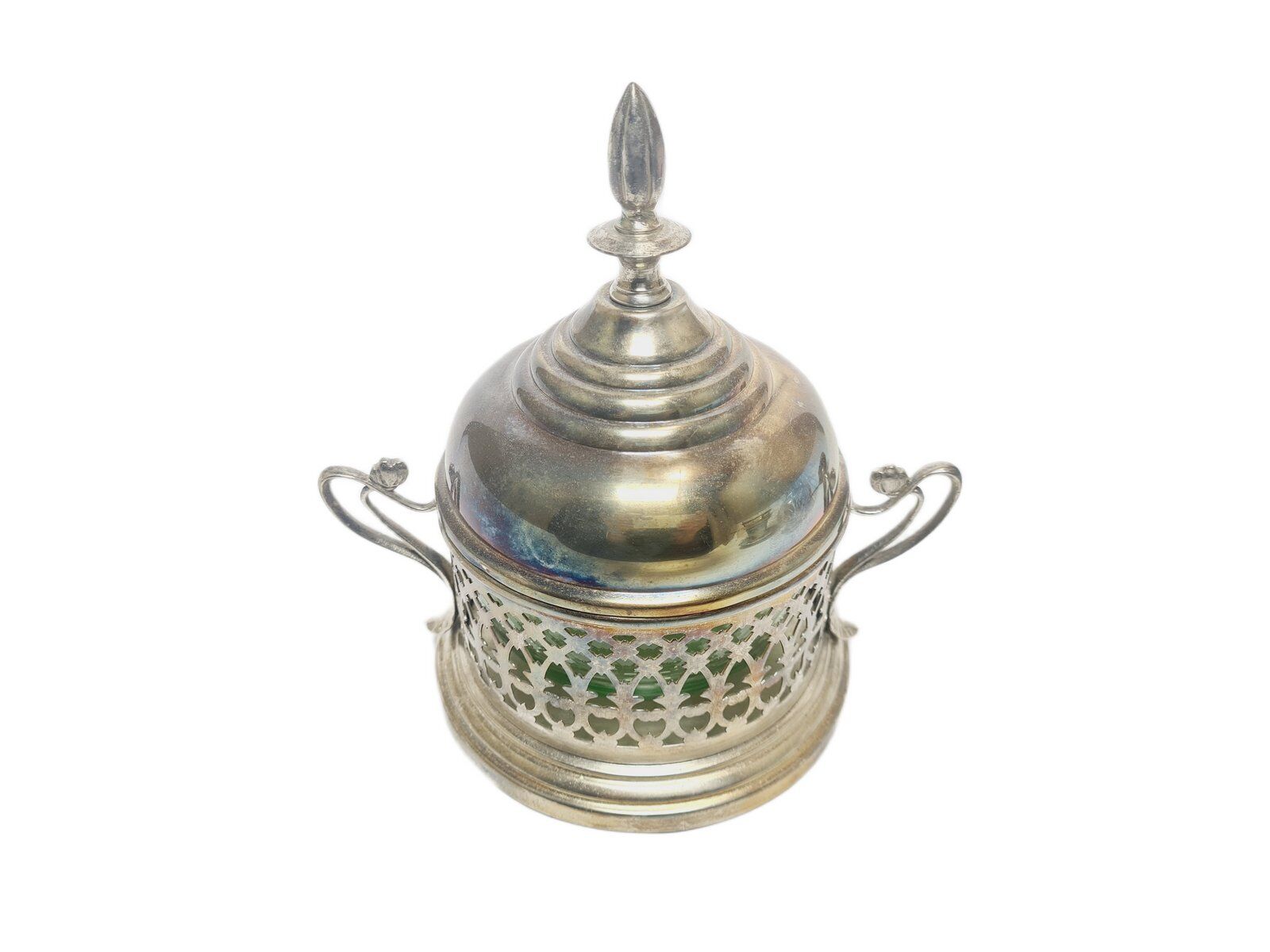 Art Nouveau Polish candyer from Plewkiewicz, Warsaw, 1890s