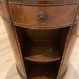 Swivel English bookcase