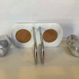 Marble salt and pepper server