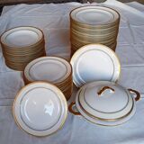 Chastagner Limoges porcelain dinner service, 1930s