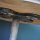 Tabouret industriel de métier lebocey type singer