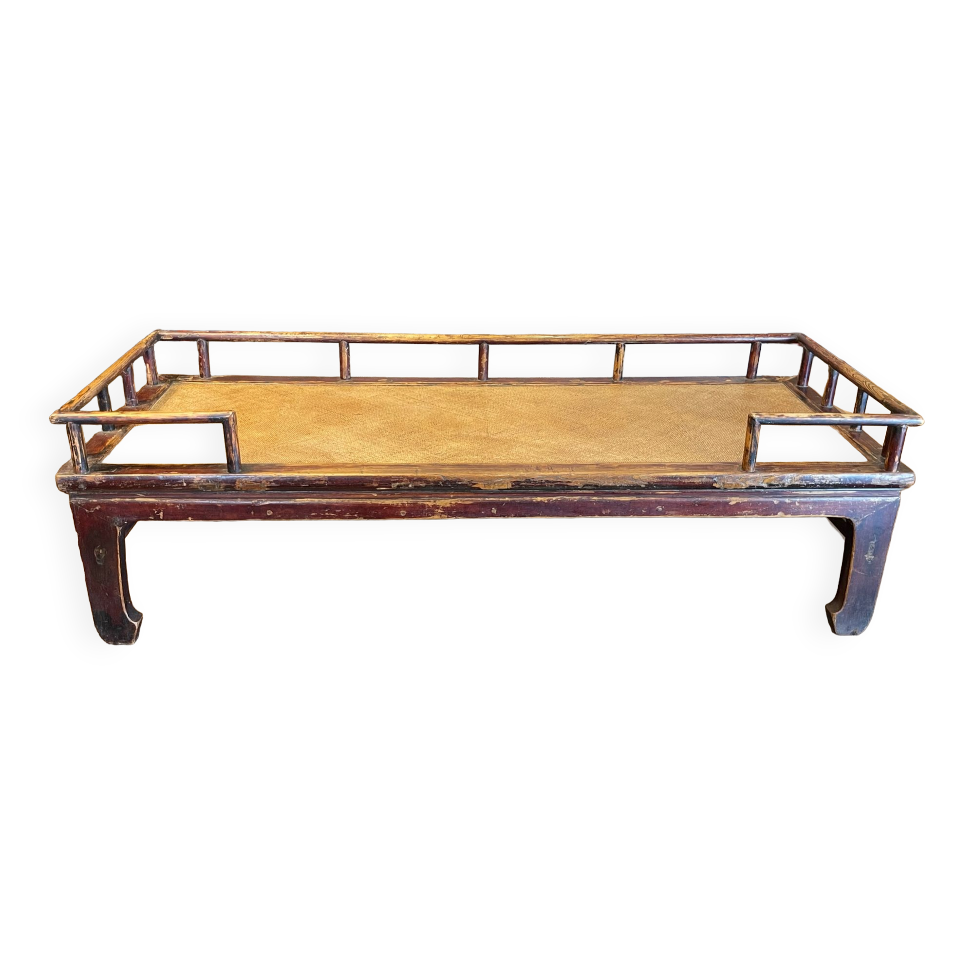 Antique daybed coffee table