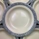 Lot of 6 soup plates Earth iron Lamartine