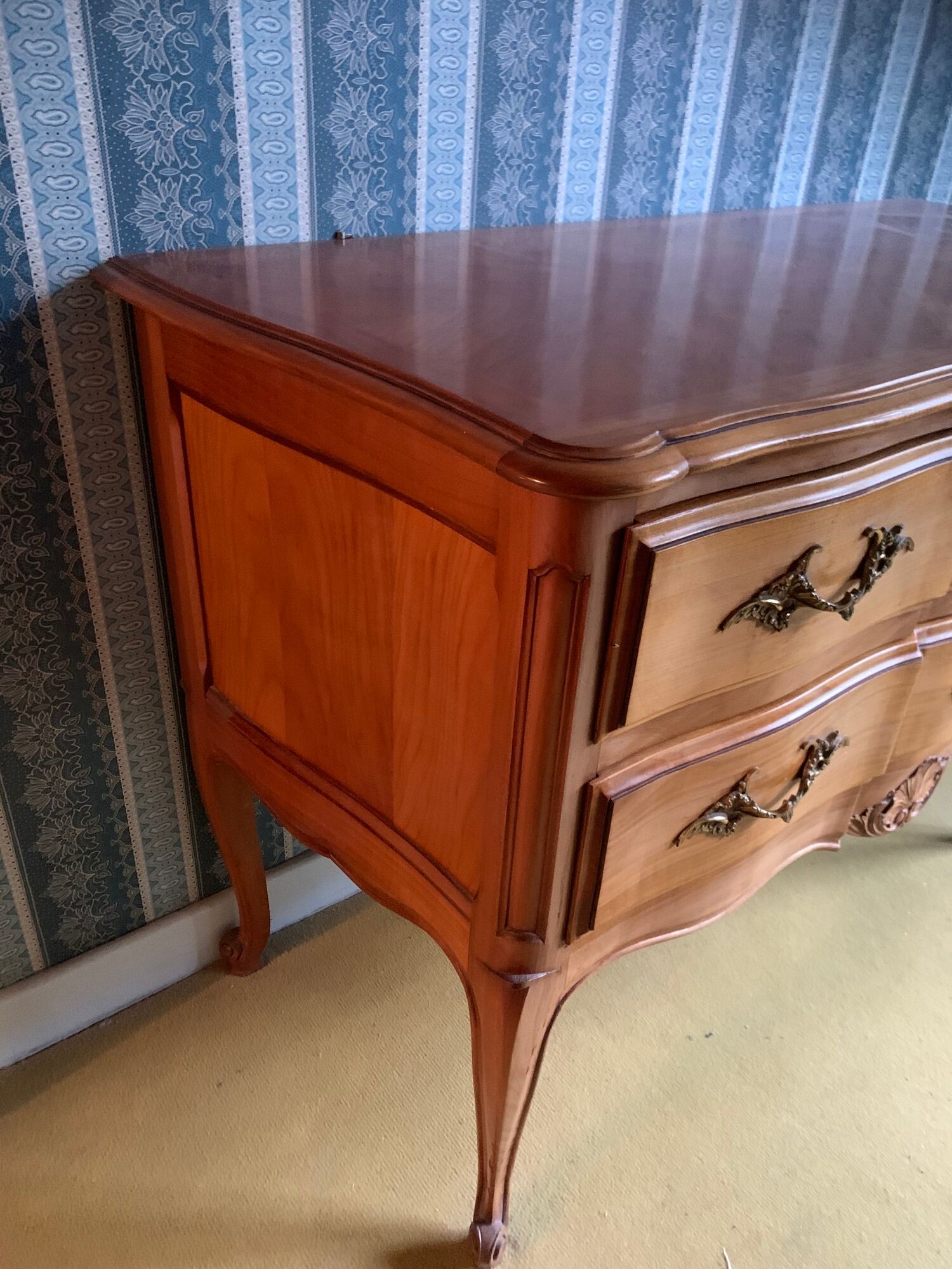 chest of drawers of transition style twentieth century